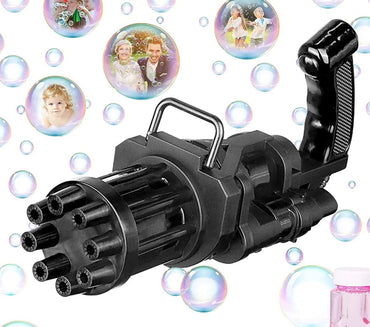 8-HOLE BATTERY OPERATED BUBBLES GUN TOYS FOR BOYS AND GIRLS