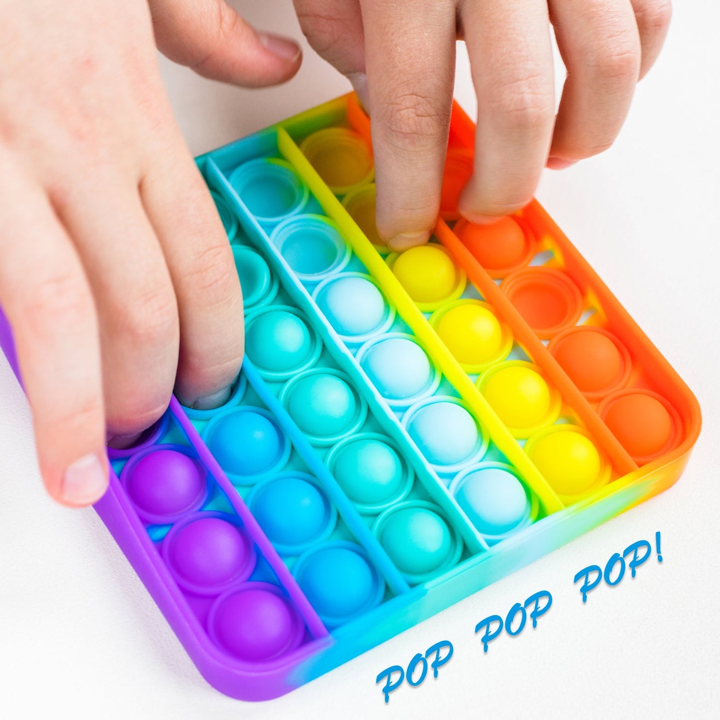 4478 Square Popit Toy Special Needs Silicone Stress Relief Toy For Kids & Adult All Use  Toy DeoDap