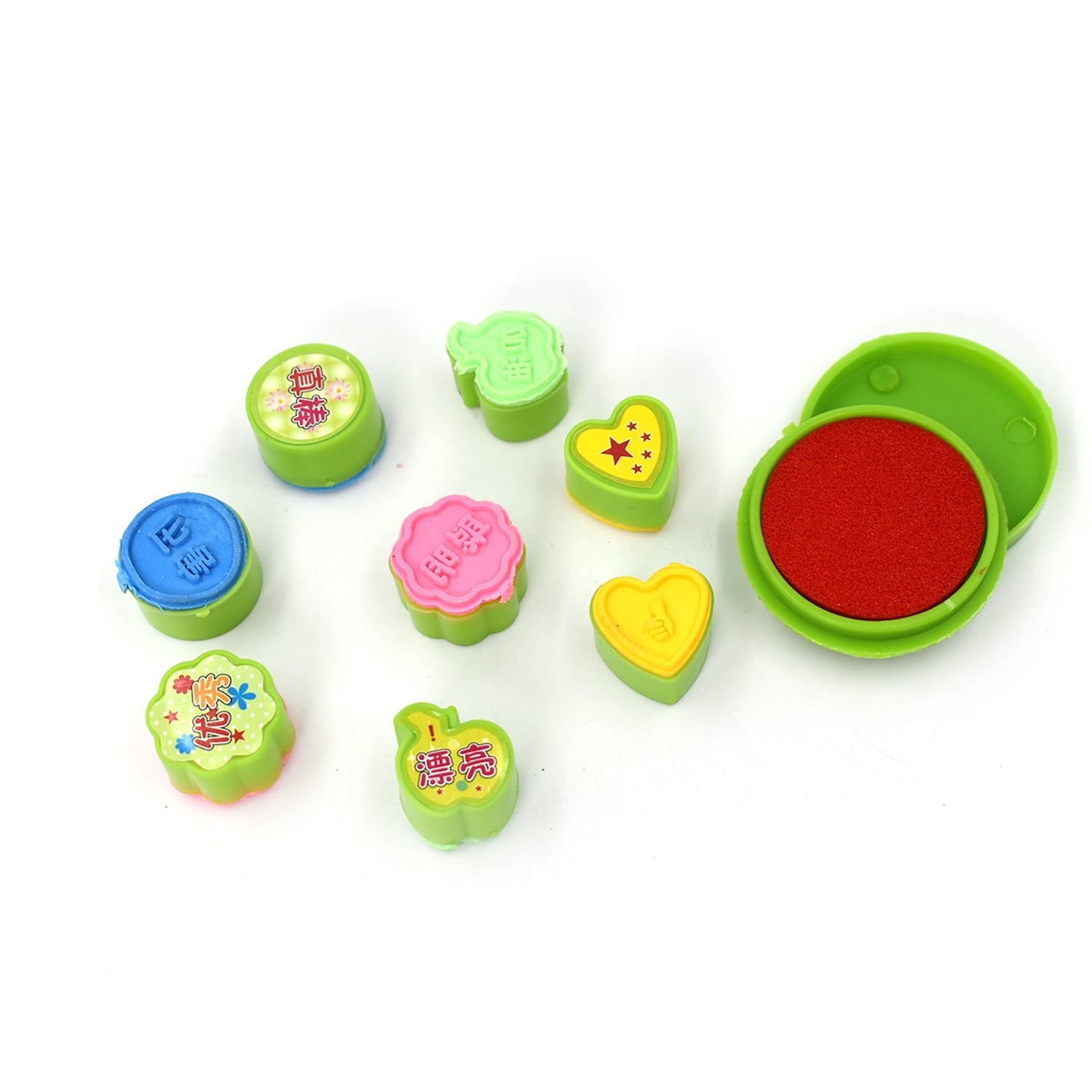 4806 9 Pc Stamp Set used in all types of household places by kids and children’s for playing purposes. DeoDap