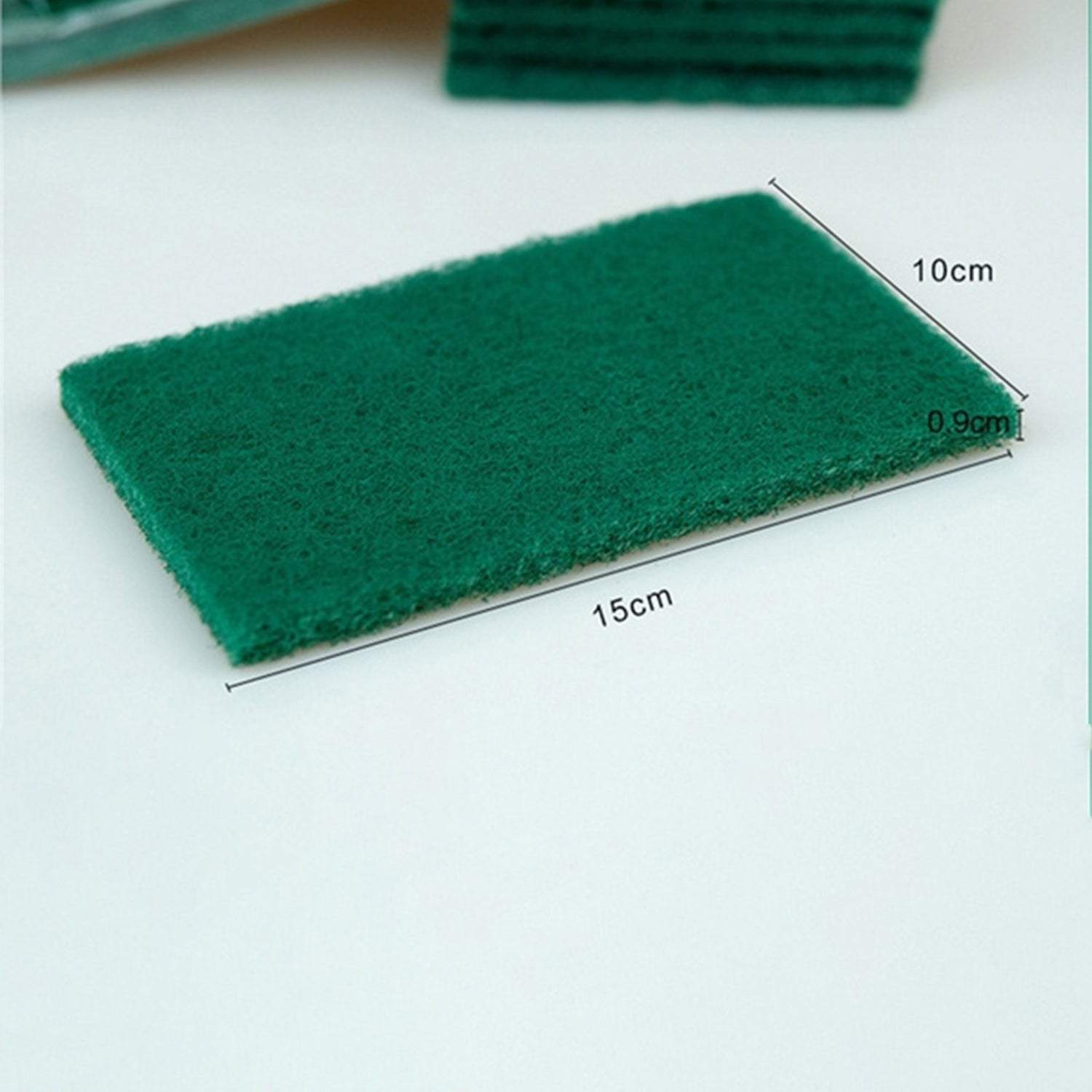 3410 Scrub Sponge Cleaning Pads Aqua Green  10PCS DeoDap