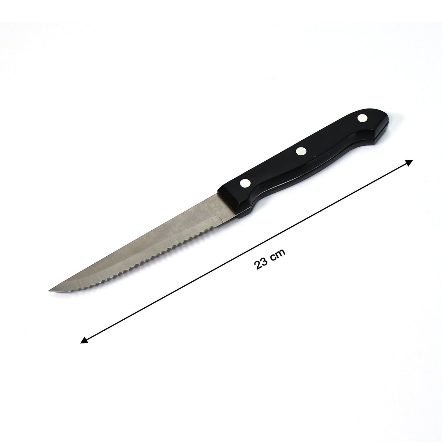 2130 Stainless Steel Steak and Kitchen Knife with easy grip Handle (23cm) DeoDap