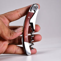 9115 Multifunction Wine Bottle Corkscrew Opener | 3 in 1 Folding Bar Tool Set | Stainless Steel Barware Accessories DeoDap