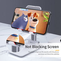 6636 Desktop Cell Phone Stand Phone Holder with mirror Full 3-Way Adjustable Phone Stand for Desk Height + Angles Perfect As Desk Organizers and Accessories. DeoDap
