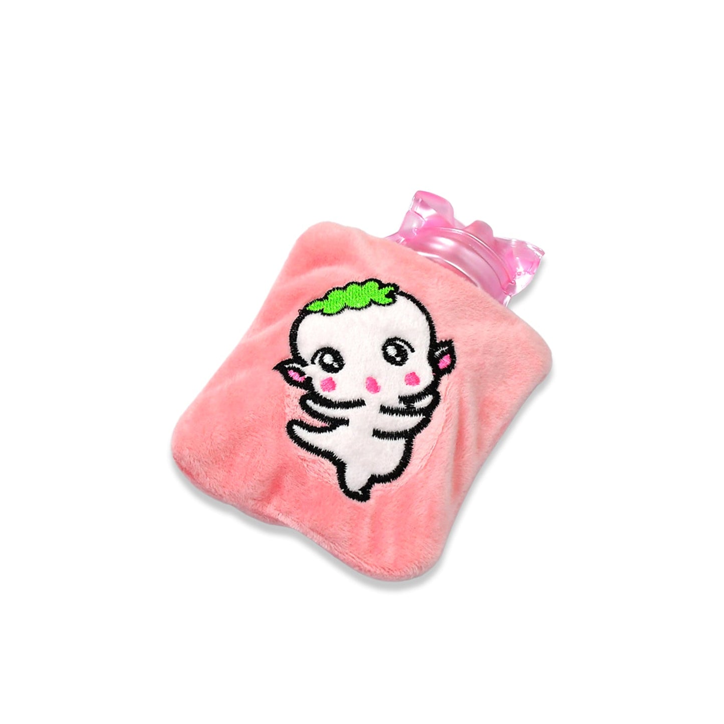 6532 Pink Cartoon small Hot Water Bag with Cover for Pain Relief, Neck, Shoulder Pain and Hand, Feet Warmer, Menstrual Cramps. DeoDap