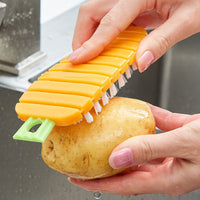 2950 Vegetable Scrubbing Brush, Vegetable Scrubber Non‑Toxic Fruit Brush Carrot Shape Vegetable Brush for Potato for Vegetable DeoDap