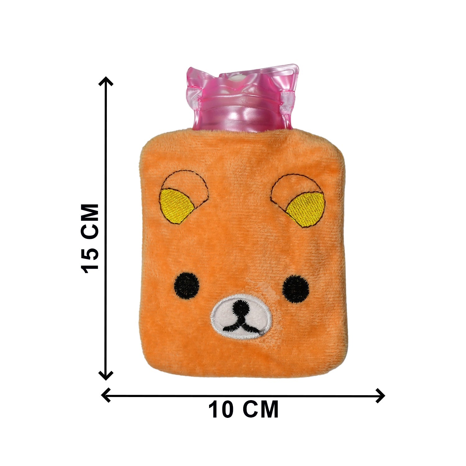 6503 Orange Panda small Hot Water Bag with Cover for Pain Relief, Neck, Shoulder Pain and Hand, Feet Warmer, Menstrual Cramps. DeoDap